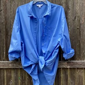 Boyfriend Cotton Shirt / Old Navy